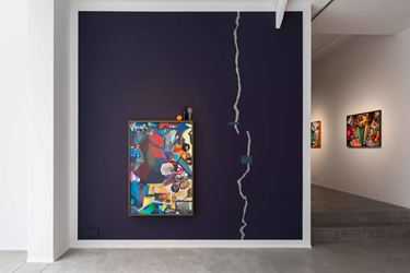Exhibition view: Franz Ackermann, Our Houses, Templon, Brussels (5 September–19 October 2019). Courtesy Galerie Templon, Paris-Bruxelles and the artist. Photo: Isabelle Artuis.