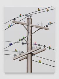 Lovebirds by Louisa Gagliardi contemporary artwork painting