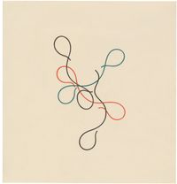 Lignes ondoyantes (Undulating Lines) by Sophie Taeuber-Arp contemporary artwork works on paper, drawing
