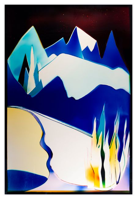 Ski Village by Liz Nielsen contemporary artwork