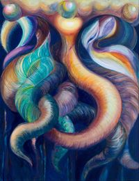 Medusa by Ce Jian contemporary artwork painting