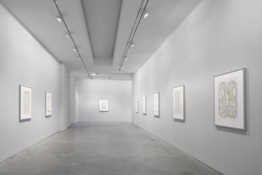 Exhibition view: Dieter Appelt, Sound Fields, Galerie Thomas Schulte, Berlin (26 January–9 March 2019). Courtesy Galerie Thomas Schulte. Photo: ©hiepler, brunier,