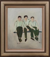 Male Soldiers by Wu Yi contemporary artwork painting