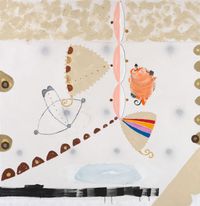 Untitled by Ouattara Watts contemporary artwork painting, mixed media