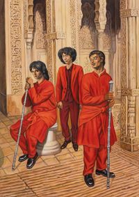 Joseph, John, Joseeh Punmanlon by Qin Qi contemporary artwork painting