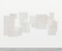 Variantes II (Variants II) by Mira Schendel contemporary artwork works on paper