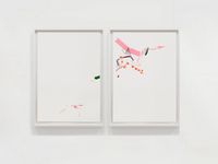 Floating Weeds (FW-S24-4) by Jill Baroff contemporary artwork works on paper