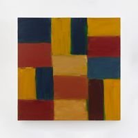 Wall Yellow Tract by Sean Scully contemporary artwork painting