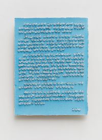 Some Day Some Month Some Year - Handwritten Letters S6 by Zhang Xuerui contemporary artwork painting