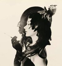 Woman in Chicken Hat (Lisa Fonssagrives-Penn) (A) by Irving Penn contemporary artwork sculpture