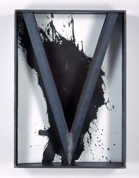 Untitled (I-Beam) by Jannis Kounellis contemporary artwork sculpture, print, mixed media