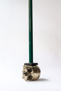 Brace/Skull II by Carlos Aires contemporary artwork sculpture