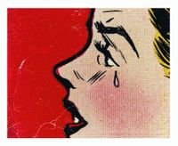 Woman Crying (Comic) #35 by Anne Collier contemporary artwork photography