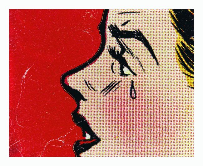 Woman Crying (Comic) #35 by Anne Collier contemporary artwork