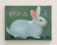 Rabbit by Tao Siqi contemporary artwork painting
