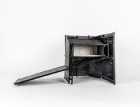 House No. 2 (one bedroom house) by Siah Armajani contemporary artwork sculpture