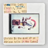 S/USA/20th Cent. SWITZ. TINGUELY, Jean BALUBA Nr. 3. 1959 (Baluba is the name of an African tribe in the Congo) CCNY CO by Sebastian Riemer contemporary artwork photography