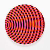 Circular sonic fragment no. 2 by John Aslanidis contemporary artwork painting, works on paper