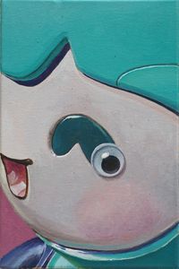 Poor Eyes No Good Art - Mascot by Yuxiao Ran contemporary artwork painting