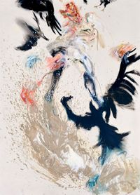 Birdsong by Araminta Blue contemporary artwork painting