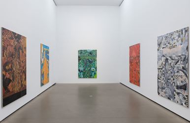 Exhibition view: Tom Anholt, TAKE FIVE, Galerie EIGEN + ART, Berlin (9 January–13 January 2018). Courtesy Galerie EIGEN + ART. Photo: Eike Walkenhorst. 