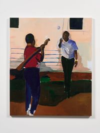 Father, Son, Fun by Henry Taylor contemporary artwork painting