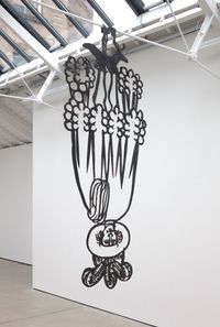 The Hanging Debtor by Simon Periton contemporary artwork sculpture