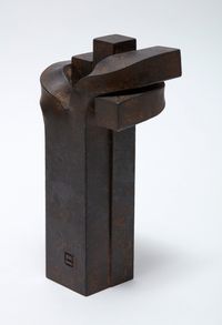 Besarkada VIII by Eduardo Chillida contemporary artwork sculpture