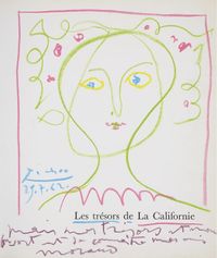 Portrait de femme by Pablo Picasso contemporary artwork drawing