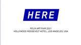 Contemporary art art fair, Felix Art Fair at Roberts Projects, Los Angeles, United States