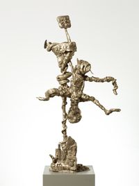 ZACKTARZANILLÉ (FUNKTION SCHMORGURKE) by Jonathan Meese contemporary artwork sculpture