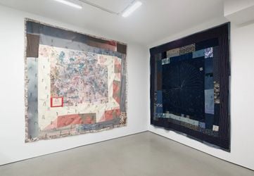 Exhibition view: Penny Cortright, Patterns+Roots, Simchowitz, Los Angeles (9–30 April 2022). Courtesy Simchowitz.