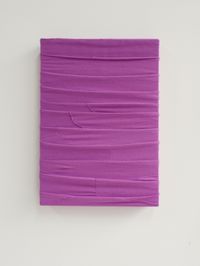 Monochrome (Purple) by Angela De La Cruz contemporary artwork sculpture