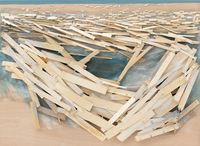 Destruction no. 68-A by Tadashi Kawamata contemporary artwork painting, sculpture