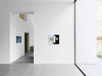Exhibition view: Walter Swennen, Un Cœur Pur, Xavier Hufkens, 6 rue St-Georges, Brussels (1 March–13 April 2019). Courtesy Xavier Hufkens. Photo: Allard Bovenberg, Amsterdam.