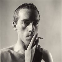 David Wojnarowicz Smoking by Peter Hujar contemporary artwork photography