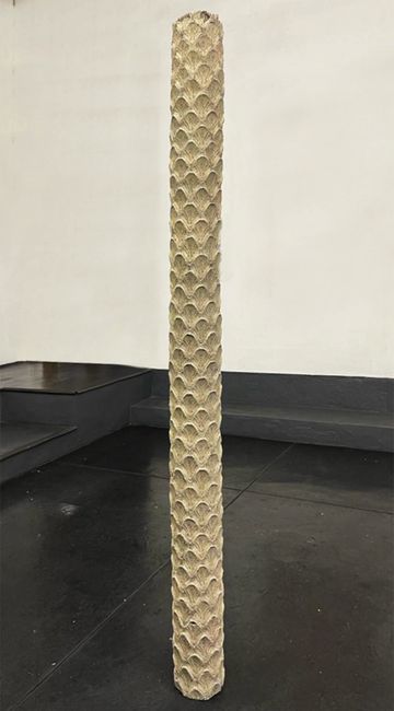 Lumina Clorofilliana (White Column) by Filippo Sciascia contemporary artwork