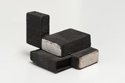 Estruturas de caixas de fósforos preto/branco by Lygia Clark contemporary artwork 1