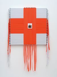 Orange Cross(Back Rent) by Hyun Nahm contemporary artwork photography, installation