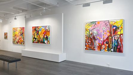 Exhibition view: Bill Scott, I Stood There Once: New Paintings by Bill Scott, Hollis Taggart, New York (8 September–8 October 2022). Courtesy Hollis Taggart.