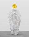 yellow white monk by Ugo Rondinone contemporary artwork 1