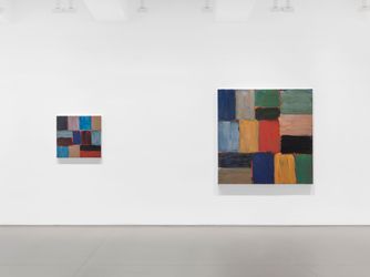 Exhibition view: Sean Scully, Wall of Light Land, Lisson Gallery, Beijing (18 November 2023–13 April 2024). Courtesy the artist and Lisson Gallery.