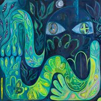 These Orbs in Which Spark Is Never Seen by Aviv Benn contemporary artwork painting, works on paper