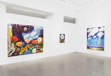 Exhibition view: Daniel Ginson, Big Sky, Almine Rech, Tribecca, New York (19 January–2 March 2024). Courtesy Almine Rech. Photo: Thomas Barratt.