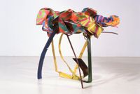 Felonious Orchid by John Chamberlain contemporary artwork sculpture