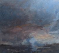 Sudden light, Carn Brea by Louise Balaam contemporary artwork painting