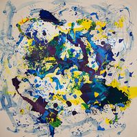 Loaded: Blue #6 by Julie Rrap contemporary artwork print