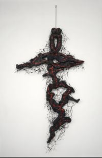 Laissons aller (les amoureux 2) by Annette Messager contemporary artwork sculpture