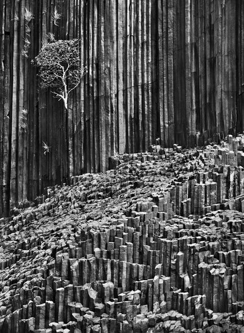 Basaltic organ pipes on Mitsio Island, Madagascar by Sebastião Salgado contemporary artwork