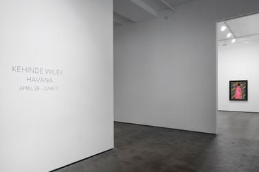 Exhibition view: Kehinde Wiley, HAVANA, Sean Kelly, New York (28 April–17 June 2023). Courtesy Sean Kelly. Photo: Adam Reich.